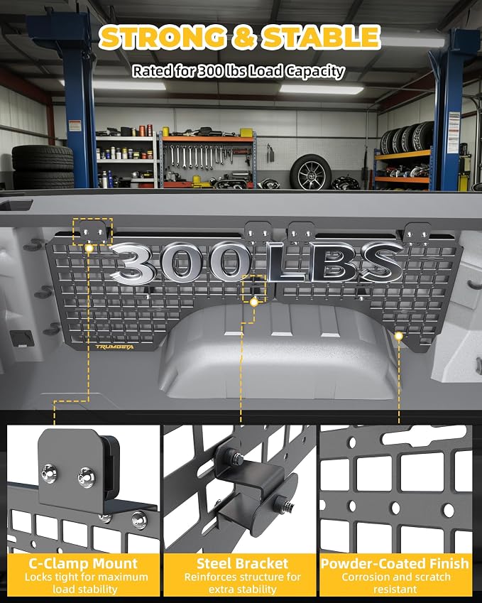 Trumgeta Aluminum Side Bed MOLLE Panel Fit - Image 4