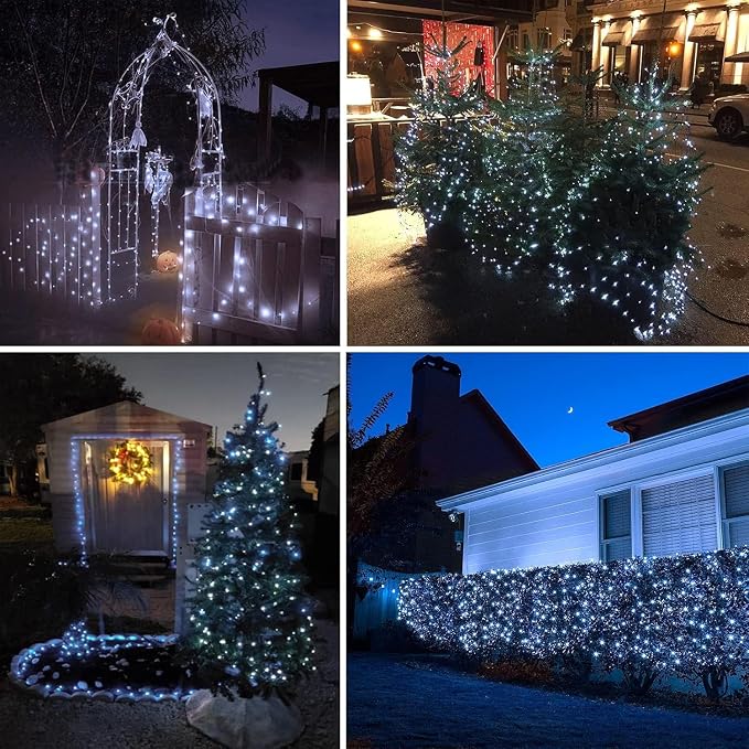 6 Pack Solar String Lights Outdoor, Extra-Long 600LED Solar Fairy Lights - Image 7