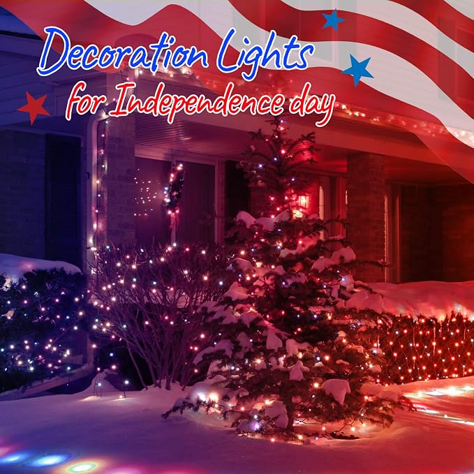 4th of July Decoration Patriotic Mini Lights - Image 7