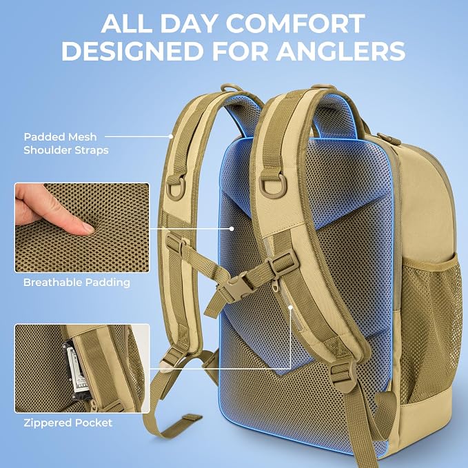 KastKing KarryAll Fishing Tackle Backpack - Image 5