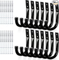 KURUI Large Metal Wall Hooks for Hanging Living Room/Bedroom/Garage, 40 LB by KURUI