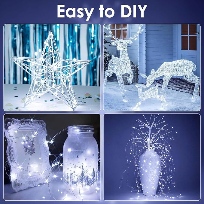 2-Pack Fairy Lights Battery Operated - Image 4