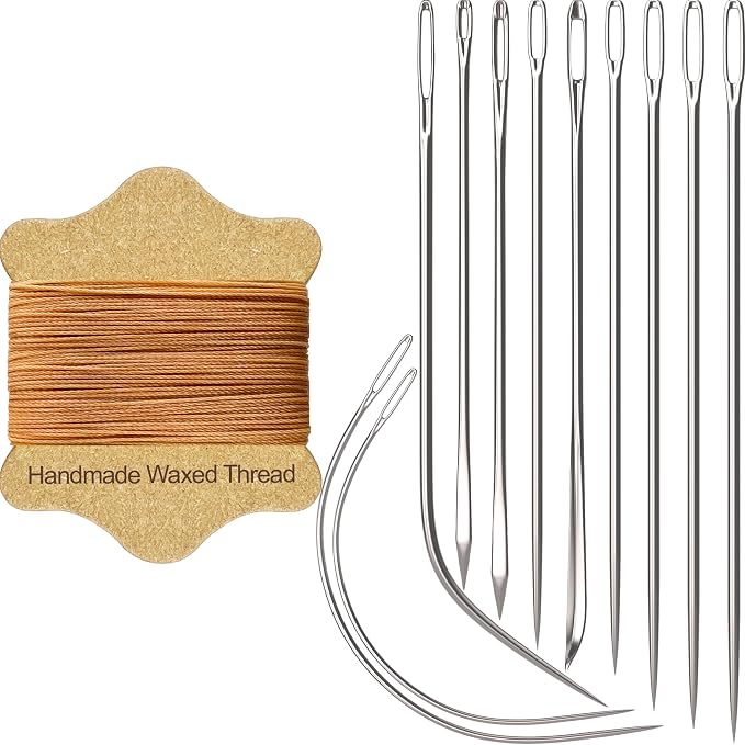 VONEEDL Upholstery Repair Kit: Waxed Sewing Thread & Heavy Duty Needles by VONEEDL