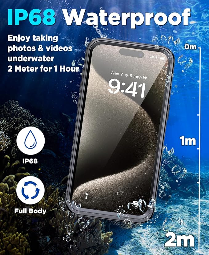 Beeasy for iPhone 15 Pro Waterproof Case - Image 3