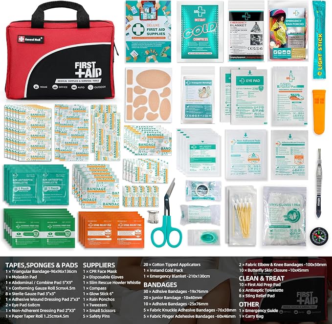 First Aid Kit -160 Pieces Compact and Lightweight - Image 2