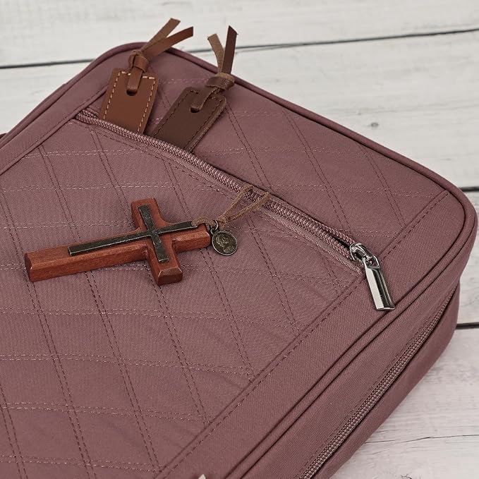 FINDCOZY Bible Cover for Women, Durable Carrying Book Case Church Bag for - Image 4
