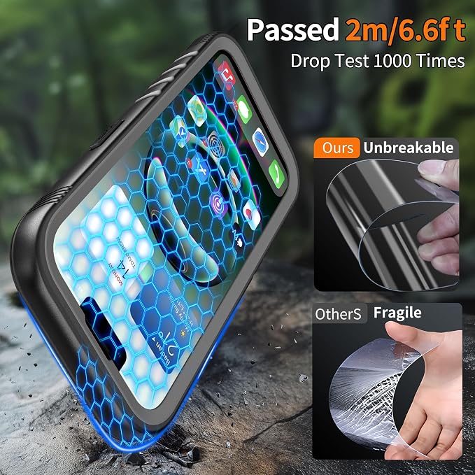 Cozycase for iPhone 14 Waterproof Shockproof Dustproof Case - Image 4