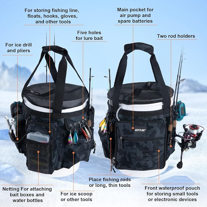 Goture Fishing Bucket Organizer - Image 3