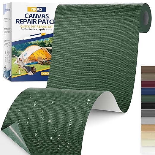Fabric Repair Tape, Self Adhesive Canvas Repair Patch, Waterproof Outdoor by Unknown
