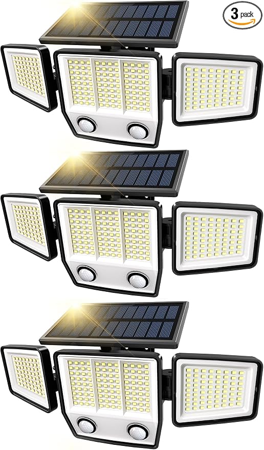 MDCMDCM Solar Motion Sensor Outdoor Lights Waterproof by MDCMDCMSolarLightsOutdoor