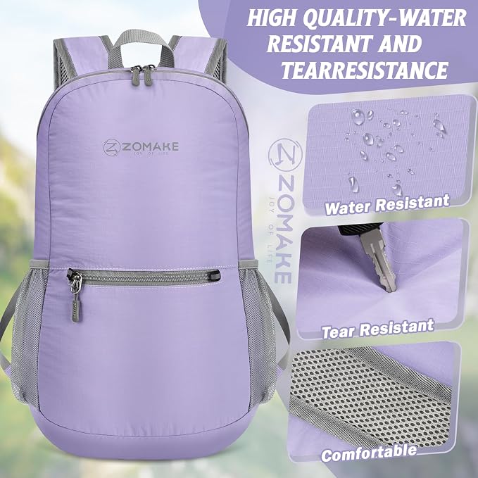 ZOMAKE Ultra Lightweight Hiking Backpack 20L - Image 4