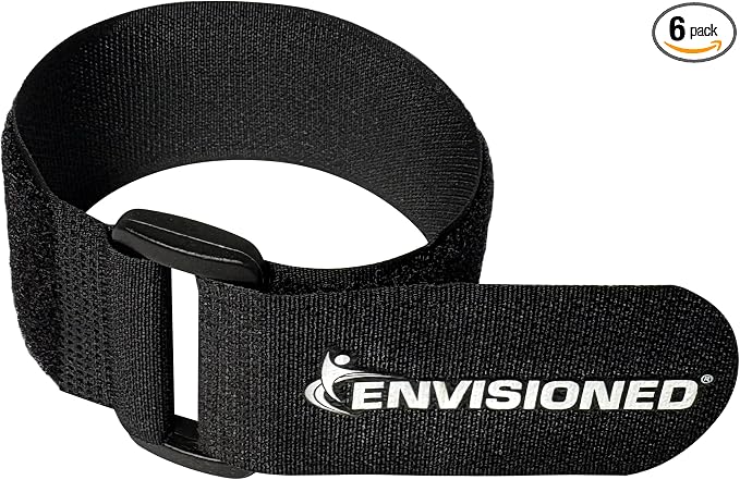 Reusable Cinch Straps 1.5" x 60" by ENVISIONED