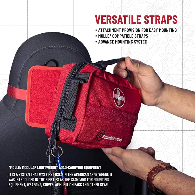 Surviveware 119 Pcs Comprehensive Premium Survival First Aid Kit - Image 5