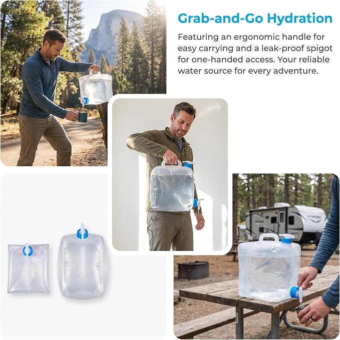 BEWBBAT 2 Pack Collapsible Water Container - Image 7