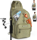 KastKing Karryall Sling Tackle Bag–Fishing Sling Pack, Fishing Backpack by KastKing