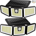 AmeriTop Solar Lights Outdoor, 2 Pack 233 LED High Brightness Cordless Solar by AmeriTop