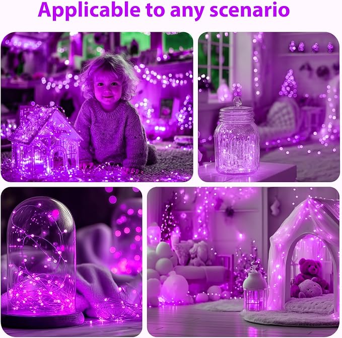 HXWEIYE Rechargeable Fairy Lights - Image 9