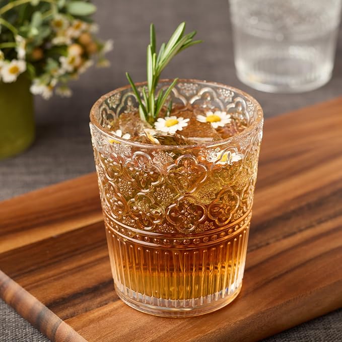 Victoria Clear Set of 6 Premium Acrylic DOF Glass 16 oz – Unbreakable Drinkware - Image 4
