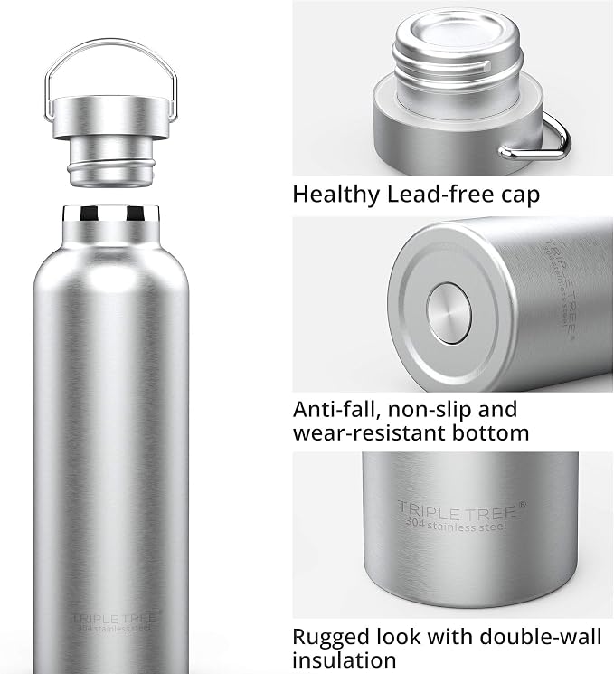 Triple Tree 17OZ Vacuum Insulated Stainless Steel Water Bottle, Double Wall - Image 5