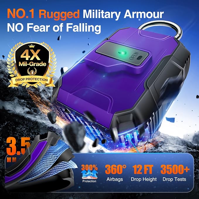Armoured Heavy Duty for AirPods Pro2 Generation Case - Image 2