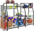Garage Sports Equipment Organizer by LUMAMU