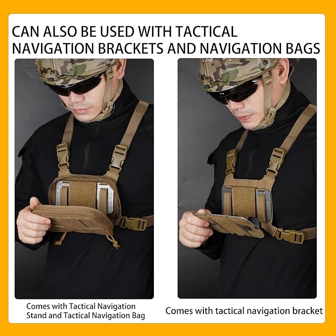 Outdoor Molle Phone Carrier, Lightweight Foldable Navigation Board - Image 6
