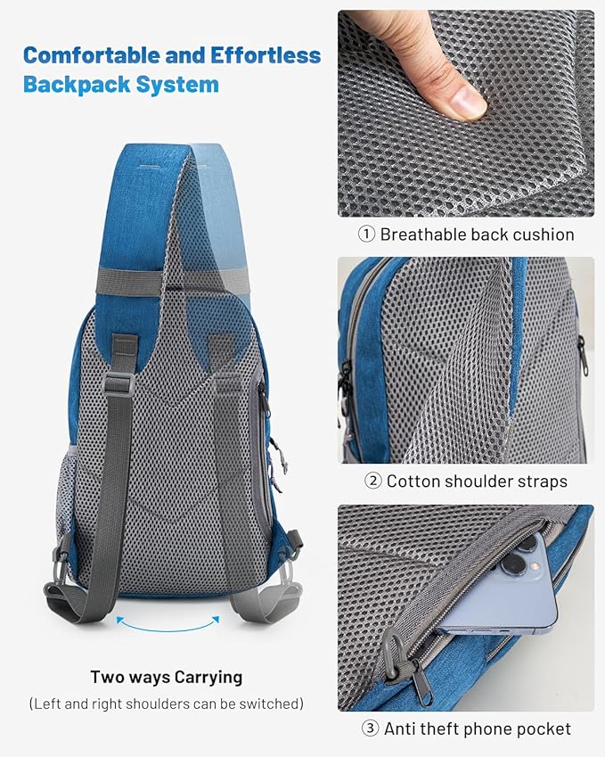 OIWAS Sling Bag Crossbody Backpack - Image 4