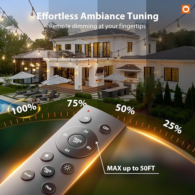 addlon 50FT Outdoor String Lights LED - Image 7