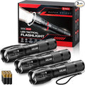 KELME 3 Pack Flashlights High Lumens, Powerful Tactical Flashlights by KELME