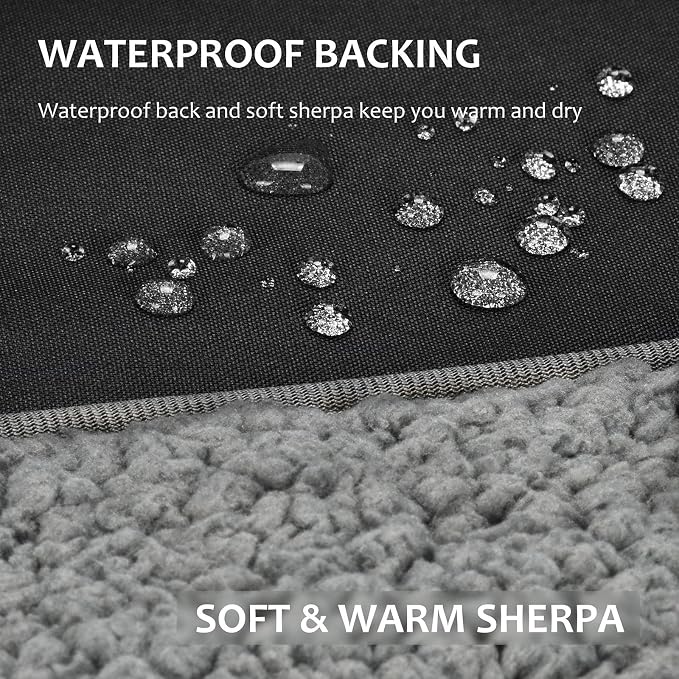 Tirrinia Large Waterproof Outdoor Blanket, Soft Warm Windproof Stadium Blanket - Image 2