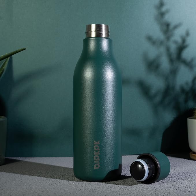 BJPKPK Insulated Water Bottles, 18 oz Stainless Steel Metal Water Bottle - Image 4
