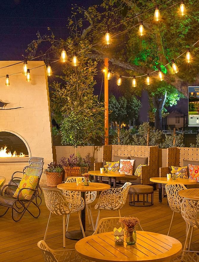 Larkvue 50FT Outdoor String Lights, Patio Lights - Image 5