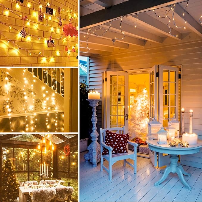 Super-Long 180FT 500 LED Christmas String Lights Indoor Outdoor, 13 Modes Warm - Image 8