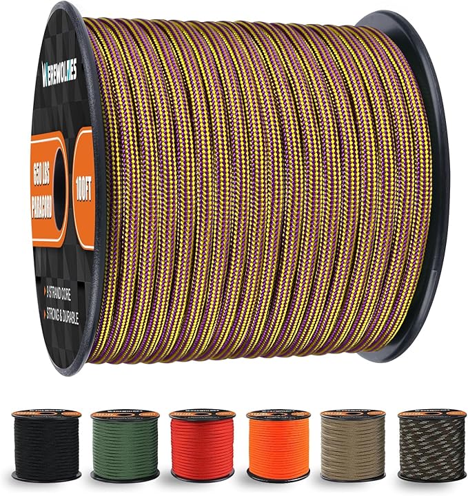 WEREWOLVES 650lb Paracord/Parachute Cord by WEREWOLVES