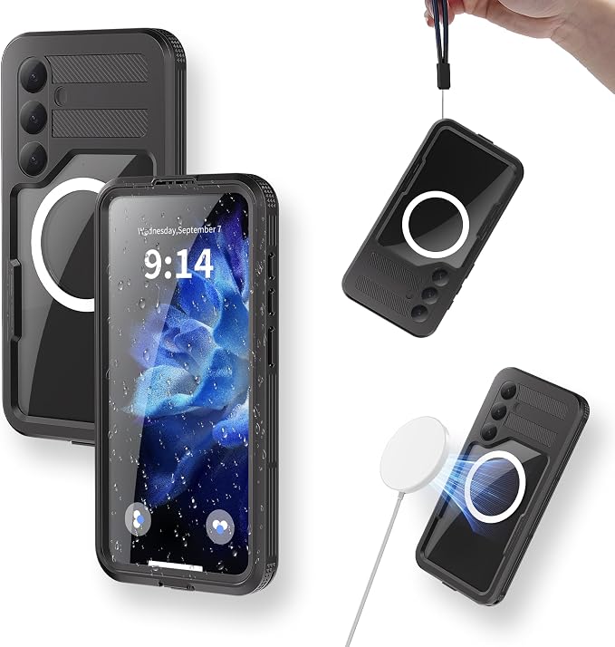 Hllhunkhe for Samsung Galaxy S25 Case, Rugged Full Body Underwater Protective - Image 6