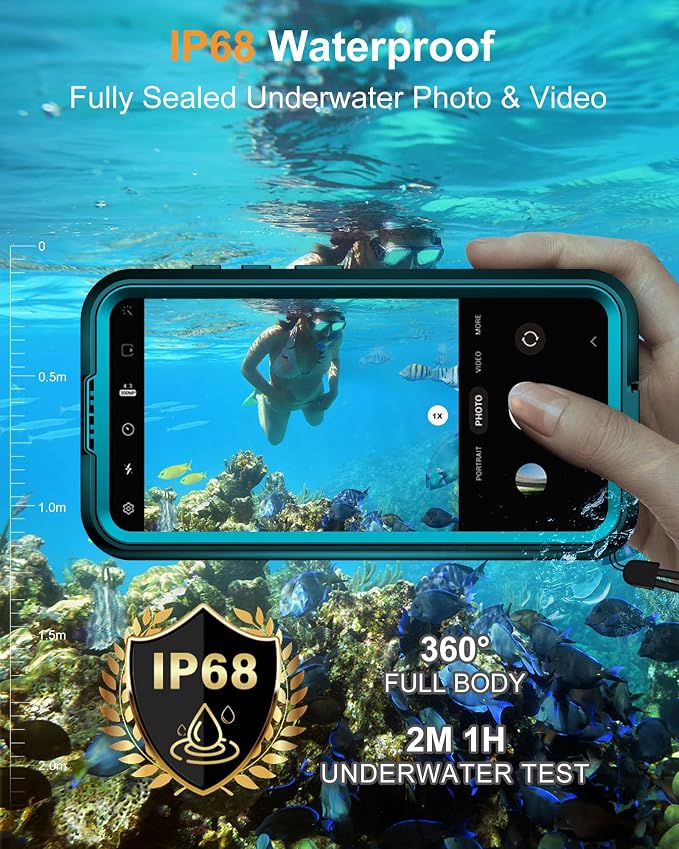 for Samsung Galaxy S25 Waterproof Case, Magnetic Heavy Duty Military Grade - Image 3
