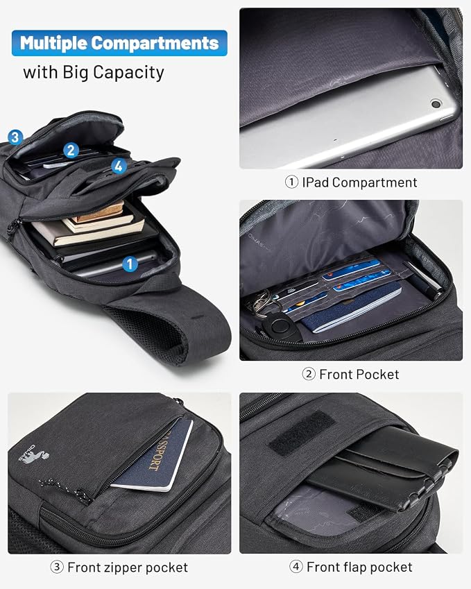 OIWAS Sling Bag Crossbody Backpack - Image 4