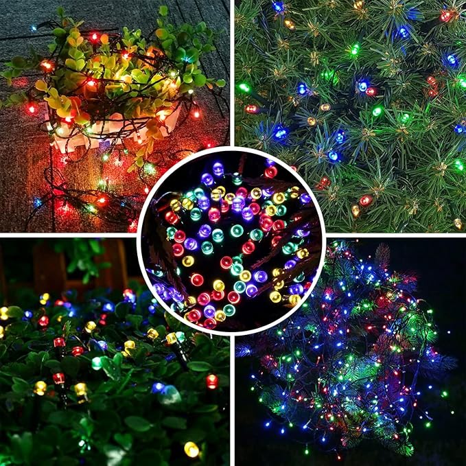 2-Pack Connectable Christmas Lights Outdoor, Total 164FT 400LED Christmas - Image 4