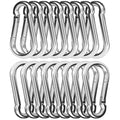 EPHECH 30PCS 3" Heavy Duty Spring Snap Hook, M8 5/16" Galvanized Steel Snap by EPHECH