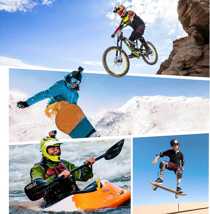 Helmet Sticky Mounts Adhesive Buckle Mount Screw Accessory Kit Compatible - Image 7