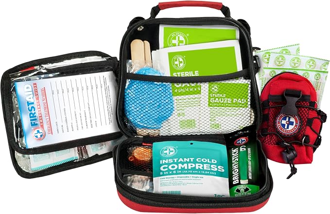 Be Smart Get Prepared 398pc Emergency First Aid Kit + BONUS Mini Kit included - Image 2