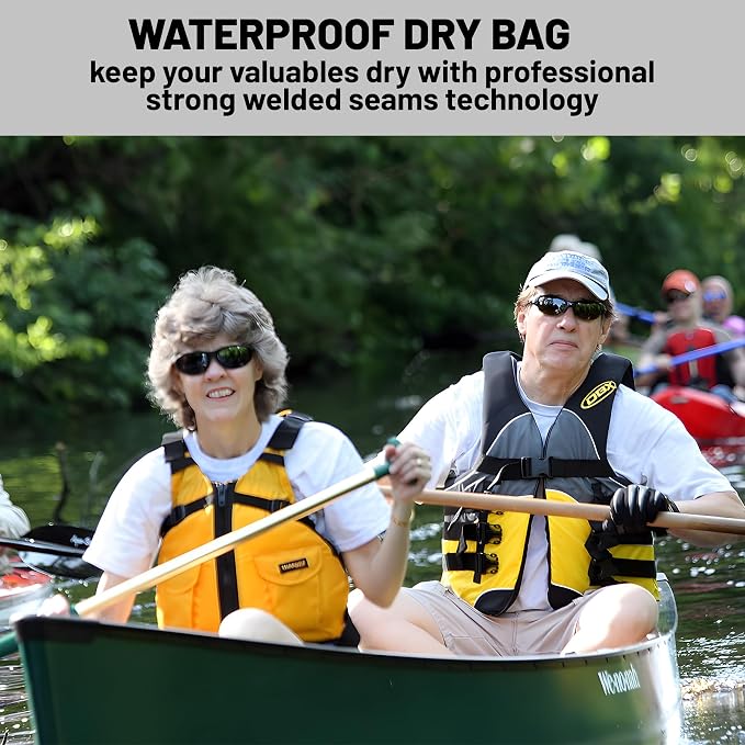 Waterproof Dry Bag, Roll Top Summer Sunflowers Small Waterproof Backpack - Image 5