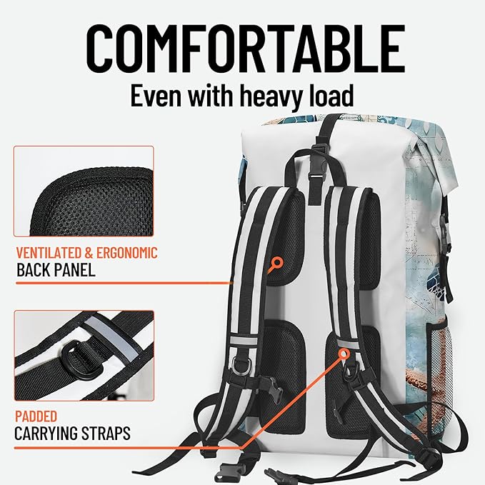 Dry Bags Waterproof for Marine Kayaking Boating Camping Swimming Keeps Gear - Image 6