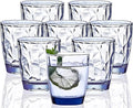 10 Oz Unbreakable Tritan Drinking Glasses Shatterproof Acrylic Glasses by VEILEDGEM