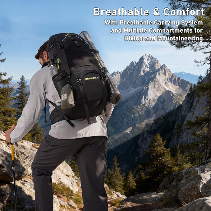 N NEVO RHINO 40L Internal Frame Hiking Backpack - Image 2