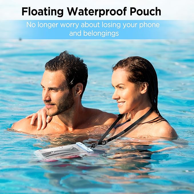 CACOE Floating Universal Waterproof Phone case 2 Pcs-Up to 7.0", Waterproof - Image 2