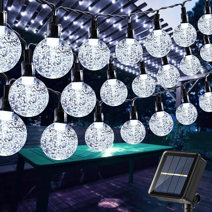 Toodour Solar String Lights Outdoor, 56ft 100 LED Globe String Light by Toodour
