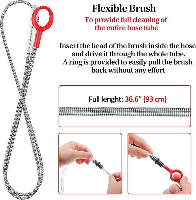 Patelai 2 Set 8 in 1 Hydration Bladder Cleaning Kit Includes 3 Different - Image 2