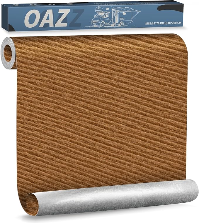 OAZ 16 x 79 inch Canvas Repair Patches Canvas Fabric Patch Self-Adhesive Fabric by OAZ