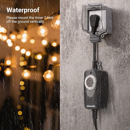 DEWENWILS Light Timer Outdoor Weatherproof - Image 4
